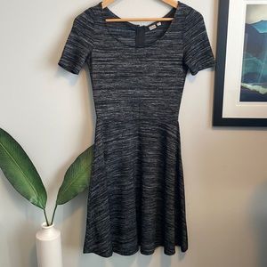 twik Heather Grey Skater Dress